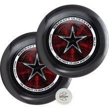 Discraft ktcsomagos fekete Ultrastar Ultimate lemezek  szabvnyos mretu, vltozatos fliakialaktsok, tkletesek a versenyszeru s htkznapi j