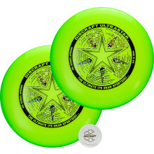 Discraft ktcsomagos zld Ultrastar Ultimate lemezek  szabvnyos mretu, vltozatos fliakialaktsok, tkletesek a versenyszeru s htkznapi jt