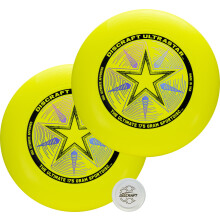 Discraft ktcsomagos Yellow Ultrastar Ultimate lemezek  szabvnyos mretu, vltozatos fliakialaktsok, tkletesek a versenyszeru s htkznapi j