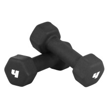CAP Barbell Neoprene Dumbbell Gewichten 4 lb Paar Zwart