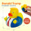 4E's Novelty 12 Patinhos de Borracha Donald Trump, 12 Pacote, Pequenos 2.3 Polegadas, Brinquedos de Banho 2