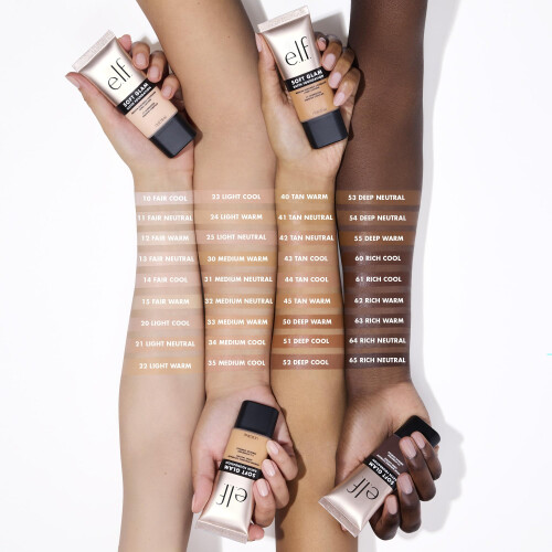 e.l.f. e.l.f. Soft Glam Foundation, Μέτρια Κάλυψη, Μακράς Διάρκειας & Σταθερή, Vegan 2