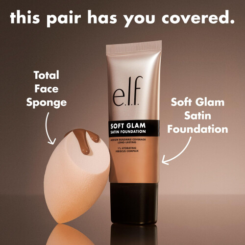 e.l.f. e.l.f. Soft Glam Foundation, Μεσαία Κάλυψη, Μακράς Διάρκειας & Επαναστασμένη Θεμελίωση 2