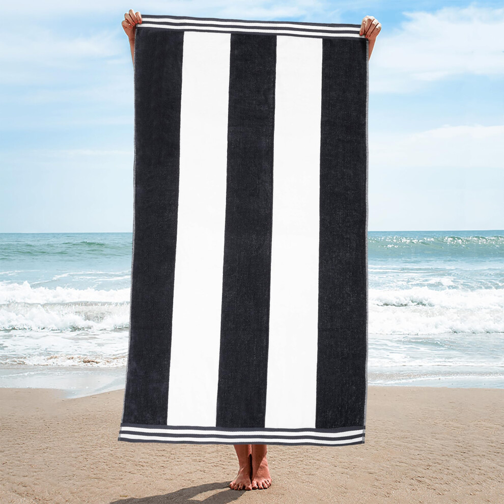 Superior Cotton Nautical Stripe Beach Towels  Colorful Towels for Adult  Kid  Pool  Swimming  Sand  Travel  Large Oversized  Absorbent  Fast Drying  B-image-OPC-PFSTTG8-NEW