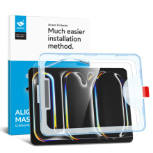 MOBDIK edzett veg kpernyovdo flia, amely kompatibilis az iPad Pro 11 hvelykes 2024 kszlkkel [Ultra Clear] [Anti karcols] [Tokbart] [EZ Kit]