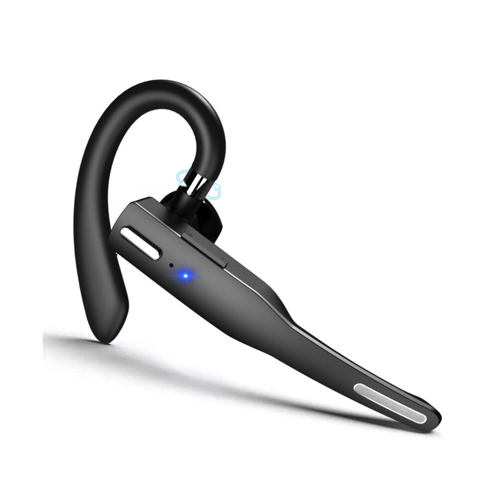 Earphones Bluetooth headphones Handsfree wireless headset Business headset Drive Call Sports earphones for iphone Samsung - Black
