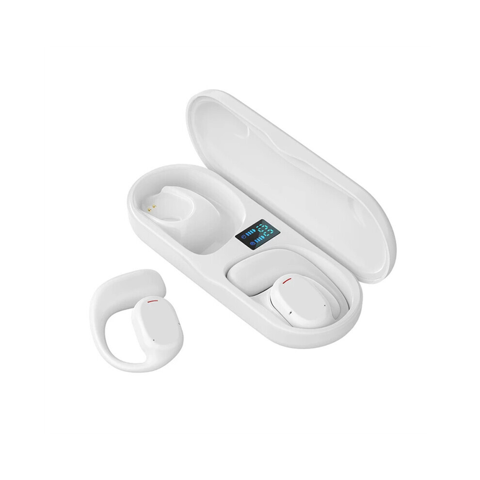 (White) (Black) JS270 Wireless Headphones Bone Conduction Waterproof Open Ear Hanging