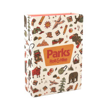 Keymaster Games Parks Roll & Hike | Strategiskt trningsspel | Utforska The Wild Wonder of the US National Parks on Game Night | Packbart resespe