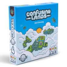 Confusing Lands | Whimsical Themed Travel Size Board Game You Can Play Anywhere | Strategic Card Placement Game | Solo Board Game | 1-2 Players Ages