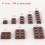 Pack de plaques de construction classique, 100 pièces, plaques marron compatibles LEGO 2