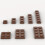 Pack de plaques de construction classique, 100 pièces, plaques marron compatibles LEGO 1