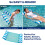 Aqua Monterey Hammock Pool Float – Zweierpack – Ein Hellblau und ein Burgunderrot/Weiß gestreift, 2er-Pack 4