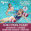 Aqua Monterey Hammock Pool Float – Zweierpack – Ein Hellblau und ein Burgunderrot/Weiß gestreift, 2er-Pack 2