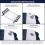 Aqua Monterey Hammock Pool Float - To Pack - One Light Blue & One Navy/White Stripe 2 -Pack 5