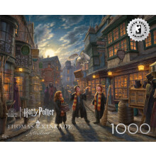 Ceaco - Ezst Select - Thomas Kinkade - Harry Potter Diagon Alley - 1000 darabos kiraks jtk felnotteknek - Kihvst jelento puzzle, tkletes jt