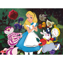 Bivalyjtkok - Silver Select - Disney - Alice Csodaorszgban Alice s bartai - 1000 darabos kiraks jtk felnotteknek - Kihvst jelento rejtvny