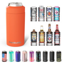 Frost Buddy Cooler Universal - Aço Inoxidável para Latas de 12 oz e 16 oz