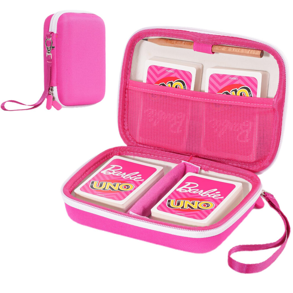 Procase Custodia Per Carte Da Gioco Uno, Porta Carte Uno Da Trasporto, Scatola Da Viaggio Per Memorizzazione Di 300 Carte (Solo Custodia) -Rosa