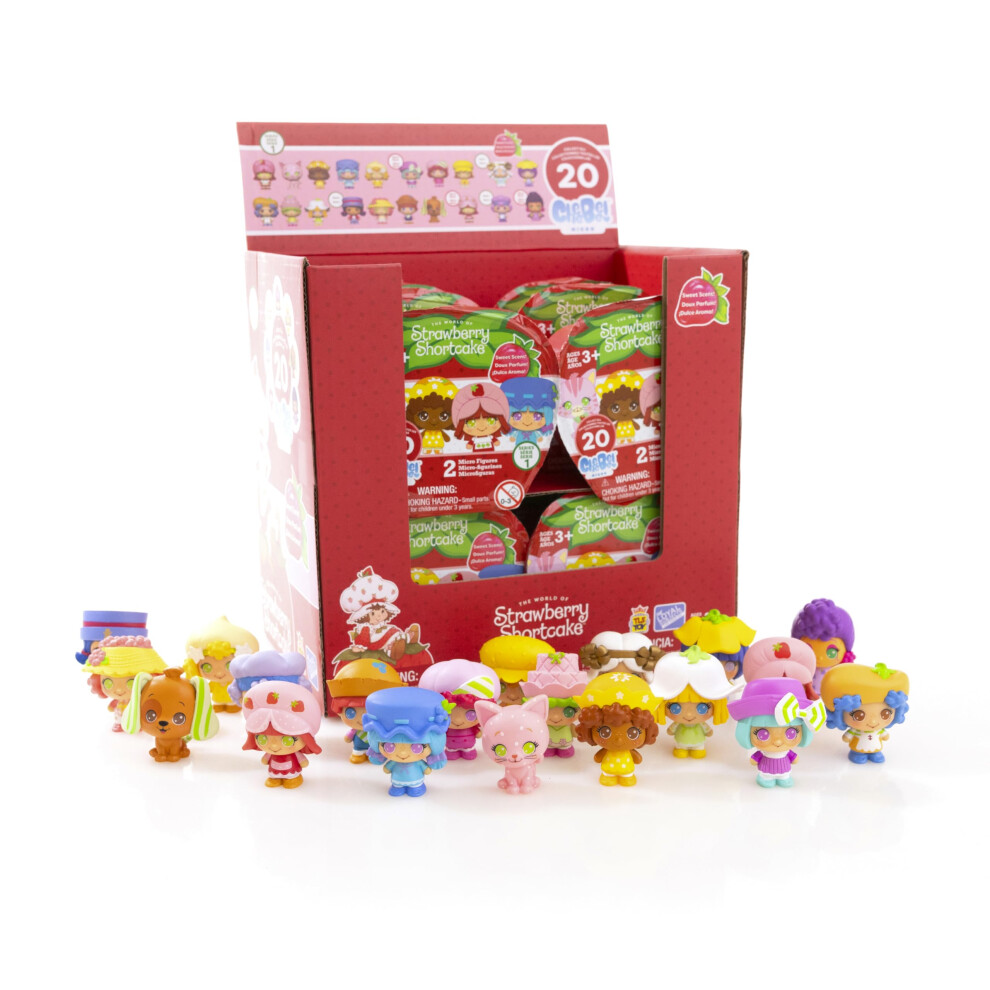 The Loyal Subjects Strawberry Shortcake 12-Pack with 24 Collectible Micro 1.5-inch Cheebee Blind Bag Mystery Figures
