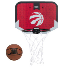 Franklin Sports NBA Toronto Raptors Mini Canestro da Porta - Canestro per Bambini con Pallone