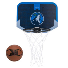 Franklin Sports NBA Minnesota Timberwolves Mini Porta Basketball - Canestro per Bambini