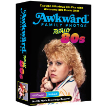 All Things Equal Inc. Awkward Family Photos Totally 80s - Party Game Players Caption Hilarious Pictures with Memorable 80s Movie Lines Ages 13+ 4-