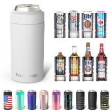 Frost Buddy Universal Can Cooler - Acolhe todas - Cooler em Aço Inoxidável para Latas de 12 oz & 16 oz