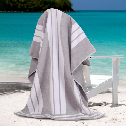 Tourne de plage suprieure en coton surdimension