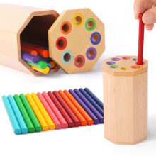 Brinquedos Montessori para 1-3 Anos: Varas de Cores em Madeira para Crianças de 1 a 3 Anos