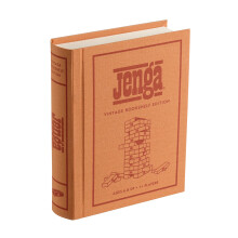 WS Game Company Jenga Vintage Bookshelf Edition - Board Game