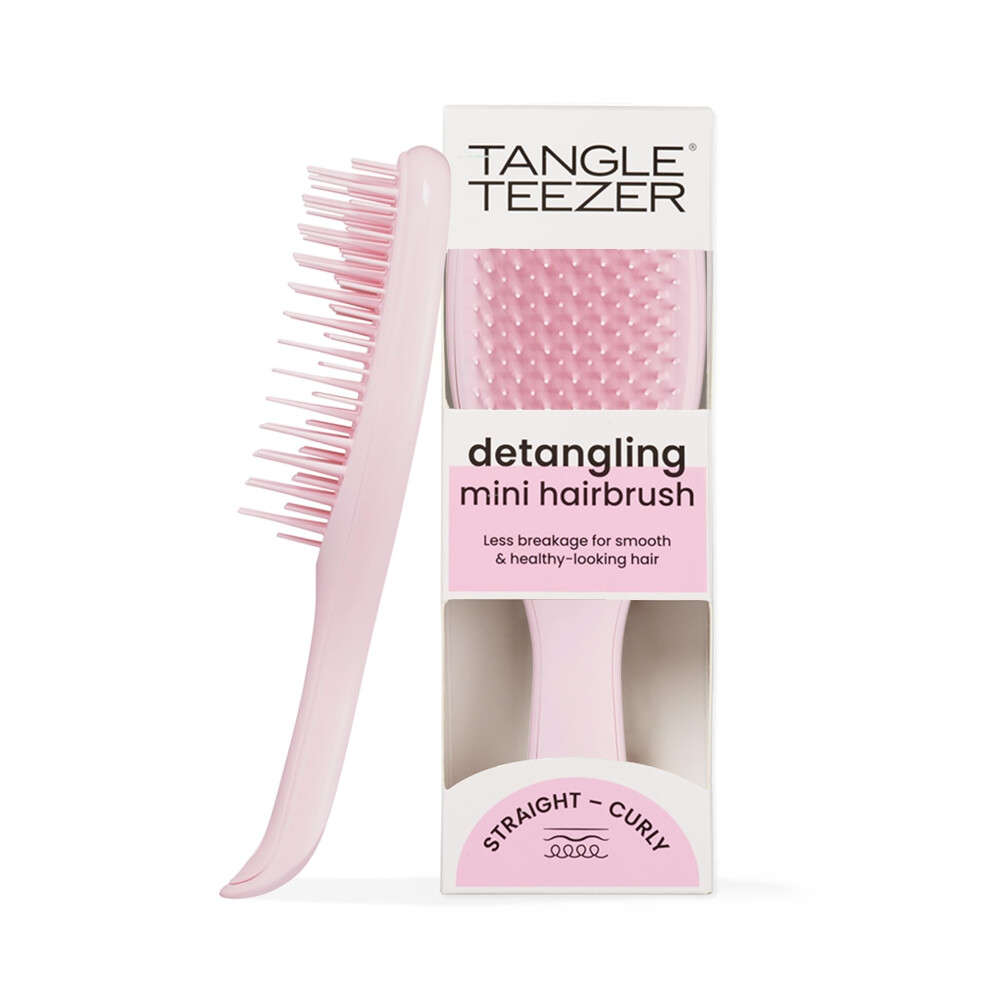 Tangle Teezer Ultimate Detangler Hairbrush Eliminates Knots & Reduces Breakage Mini Hair Brush For Travel Small Hands & All Hair Types Millennial