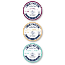 C.O. Bigelow All Purpose Salves Variety Pack 3 balzmu na rty pro popraskan rty a suchou pokoku Coco Vanilla Apple Herbal Mint hydratacn balzm na