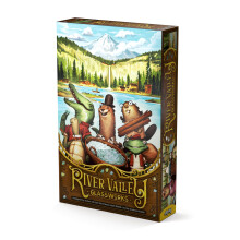 ALLPLAY - River Valley Glassworks Retail Edition Board Game for Families and Adults - Cozy Yet Clever Drafting Game - Colorful Tactile Pieces -