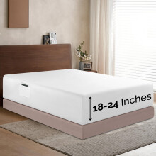 Lençol de Cama Premium 1500 - Ajuste Extra Profundo 18-24 Polegadas