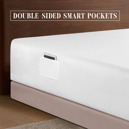 Lençol de Cama Premium 1500 - Ajuste Extra Profundo 18-24 Polegadas 2