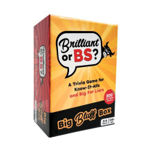 Brilliant or BS? Big Bluff Box - Fun Bluffing Trivia Game for Friends & Family  for 2-6 Players  Ages 14+