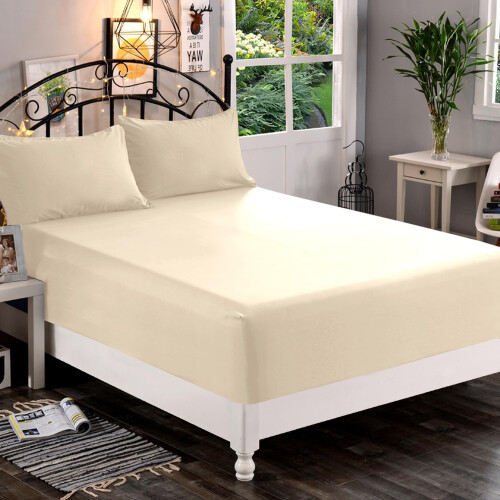 Lençol Ajustável Elegante Comfort 1500 Ultra Macio 18-24 Polegadas - Lencol Único Para Colchão Alto 1