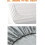 Lençol Ajustado Premium Comfort 1500 Extra Macio 18-24 Polegadas - Lencol de Cama Individual 3