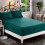 Lençol Ajustado Premium Comfort 1500 Extra Macio 18-24 Polegadas - Lencol de Cama Individual 2