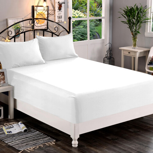 Lençol Ajustado Elegante Comfort 1500 Ultra Macio 18-24 Polegadas - Para Colchão Alto - Sem Rugas 1
