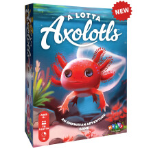 Rodet bordspil A Lotta Axolotls | Nyt lethjertet kortspil | Fantastisk til Game Night | Perfekt til b?rn og voksne | Alder 6 og opefter