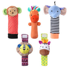 The Peanutshell Sock Rattles Set of 5 - Girl Boy Baby Rattle Socks  Soft Toys 0-6-12 Month  Infant Toys  High Contrast Baby Toys for Newborn  New Born