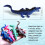 Brinquedos de Banho de Crocodilo que Mudam de Cor para Crianças - 16 Brinquedos de Água de 6 Polegadas 3