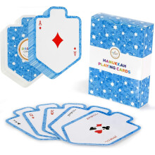 Cartes à Jouer Hanukkah, Cartes de Jeux en Forme de Dreidel, Jeu Standard pour Fête Juive