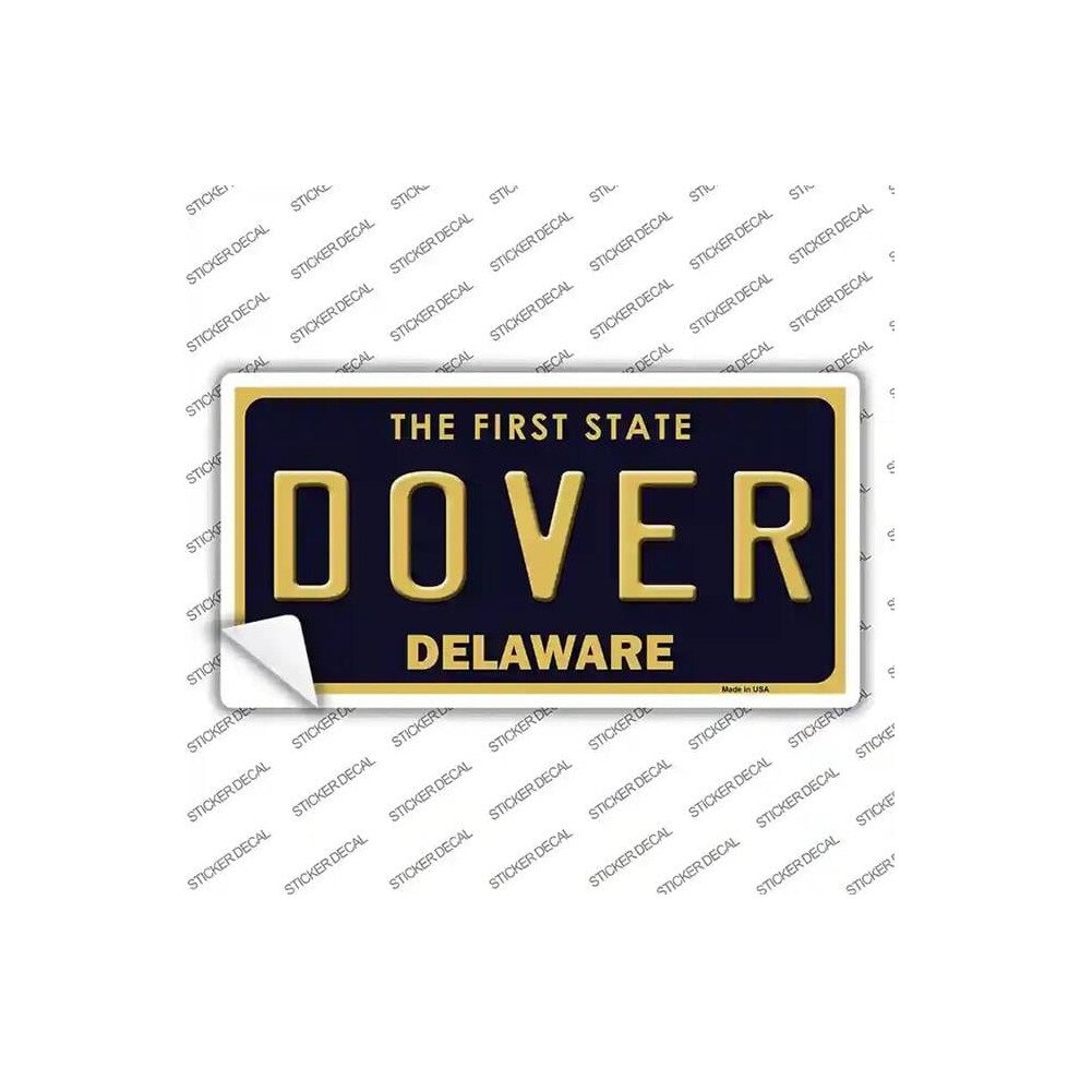 Smart Blonde Lp-6703S-S Dover Delaware Novelty Sticker Decal - Small 792636326196