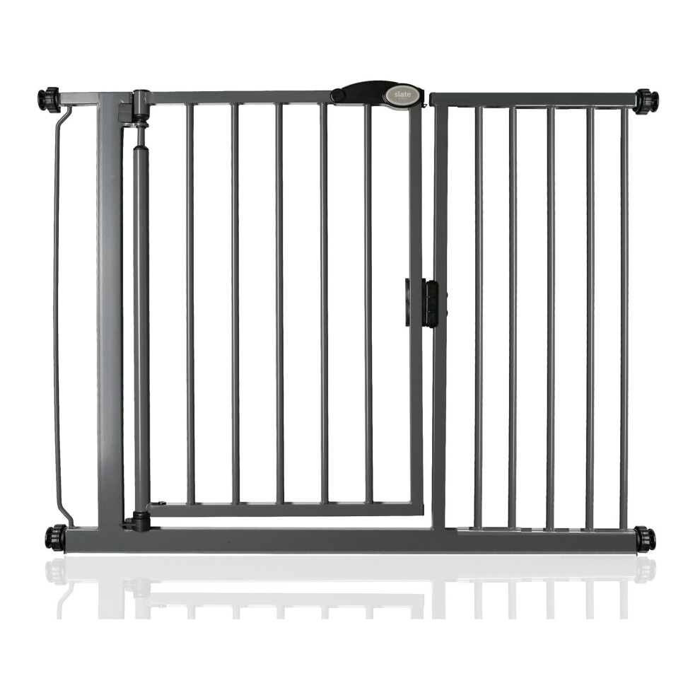 (Grey, 111cm - 118cm) Bettacare Auto Close Pet Gate-image-OPC-P7HPNPF-NEW