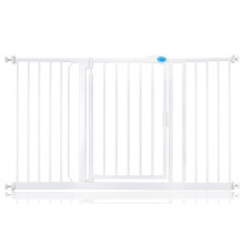 (Blanco, 139.8cm - 146.8cm) Bettacare Puerta Para Mascotas con Cierre Automático