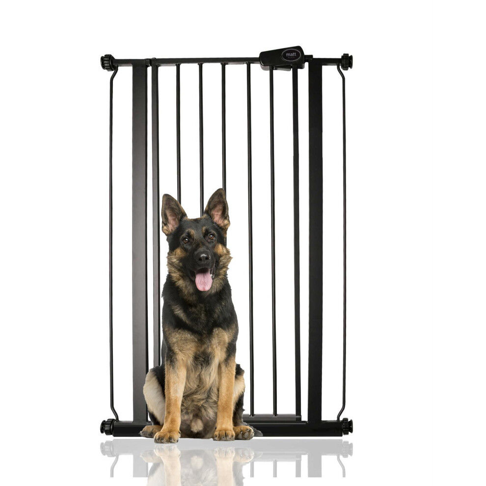 (, 68.5Cm - 75Cm) Child And Pet Gate Black Bettacare