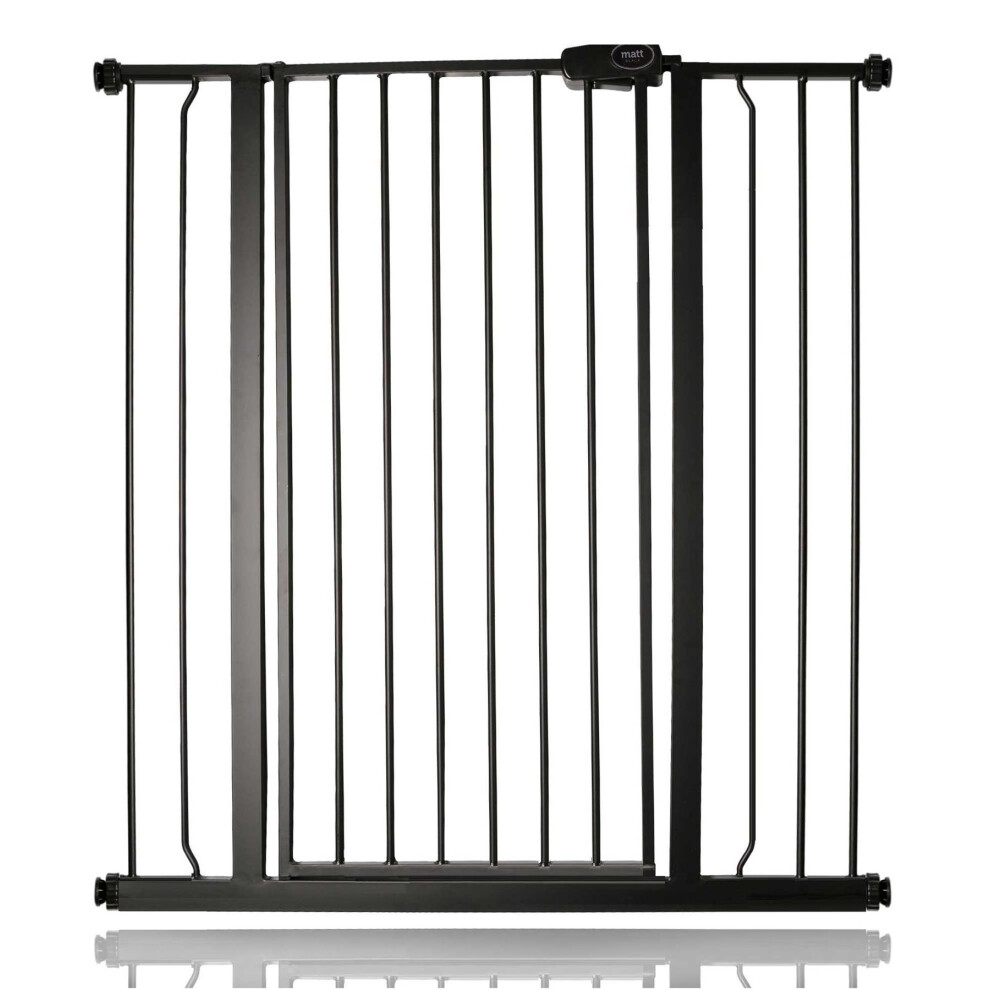 (, 94.3Cm - 101.9Cm) Child And Pet Gate Black Bettacare