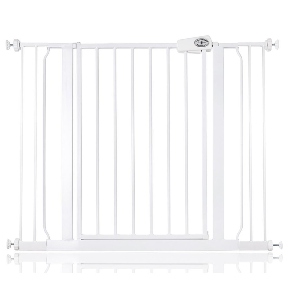 (, 100.8Cm - 108.8Cm) Easy Fit Pet Gate White Bettacare